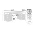 thumbnail image 3 of Sauder® Steel River Desk (2 Box), Carbon Oak®, 427854, 3 of 9