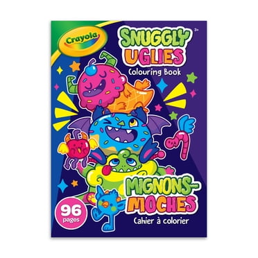 Crayola 96 Page Colouring Book, Snuggly Uglies