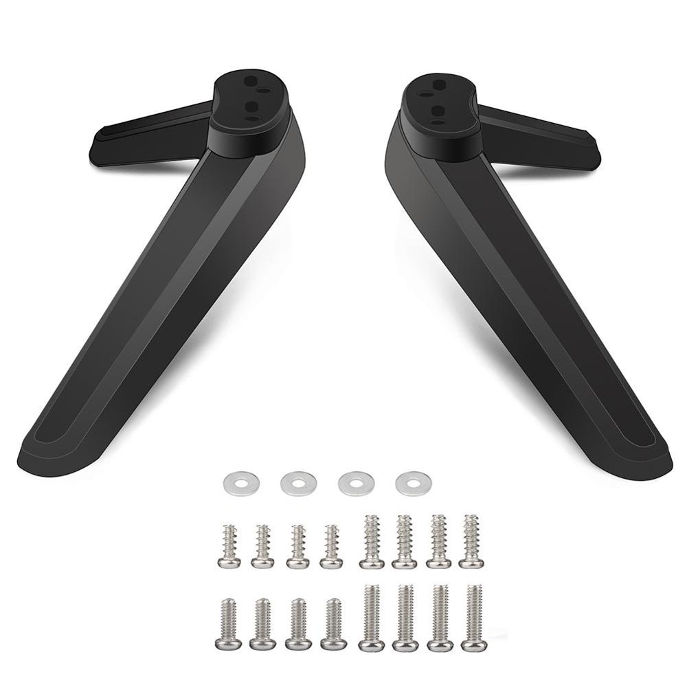 SNNROO Universal TV Stand Table Top TV Stand Base Replacement TV Base Pedestal Feet TV Stand Mount Legs for Televisions with Mounting Holes Distance from 17mm-20mm Z9D7