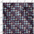 thumbnail image 2 of Soimoi Velvet Fabric Argyle Check Print Fabric by Yard 58 Inch Wide, 2 of 5