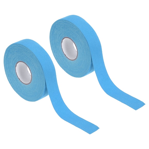 Unique Bargains 1'X27 Yard Hockey Tape Multipurpose Grip Protector for Hockey Stick Blade Bat, Sky Blue 2 Pack