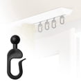 thumbnail image 1 of Hooks for Netting and Gazebo Curtains | Smooth Gliding Hooks for Indoor Outdoor Use | Rustproof Multipurpose Hangers 50PCS, 1 of 7