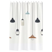 40x79IN Waterproof White Shower Curtain Liner Fabric Heavy Cloth Shower Curtains Bathroom Curtains Bathtub Home Decor Lightweight Waterproof for Shower, Bathtub Bathroom Accessories