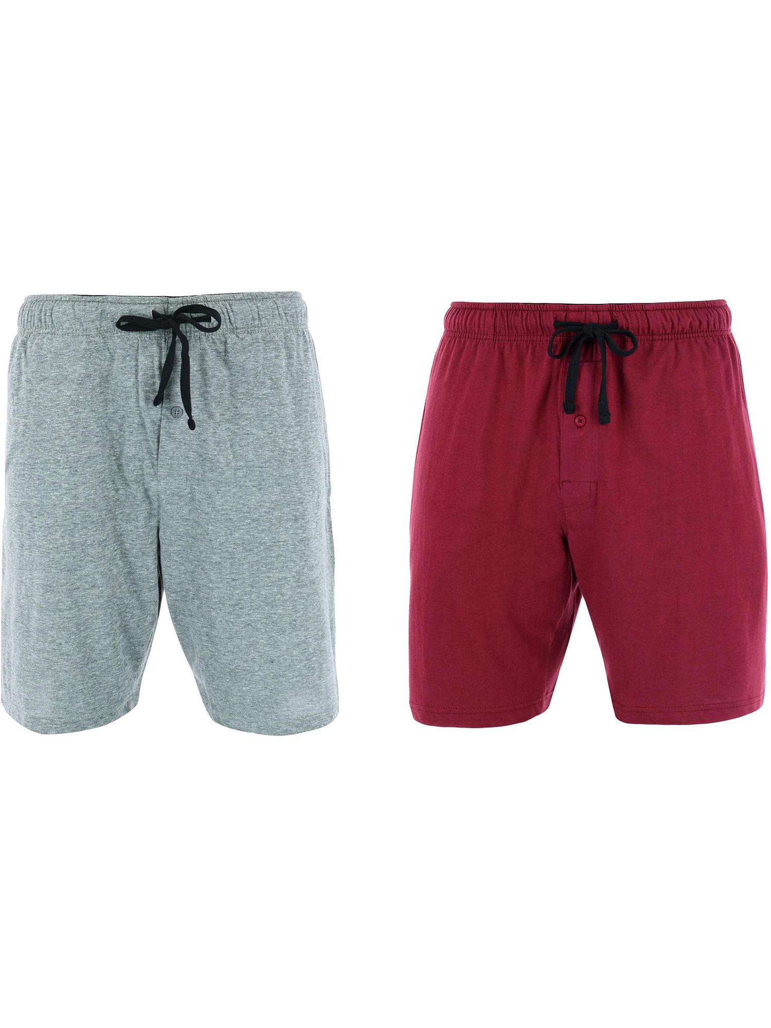 Hanes Short de Pyjama en Tricot (Lot de 2) (Grande Taille pour Hommes)