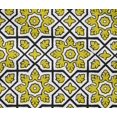 thumbnail image 4 of oneOone Cotton Flex Yellow Fabric Geometric & Floral Block Sewing Craft Projects Fabric Prints By Yard 40 Inch Wide, 4 of 4