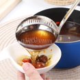 thumbnail image 4 of 2-in-1 Hot Pot Soup Ladle Stainless Steel Long Handle Spoon Skimmer Mesh Strainer Kitchen Tool, 4 of 10