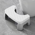 thumbnail image 4 of Boovnll Toilet Stool Squatting Poop Stool Bathroom Potty Step Stool Toilet Assistance Steps Step Stool Fits All Toilets Detachable Stackable, 4 of 6