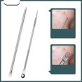 thumbnail image 1 of LINMOUA Four in one Pimple Popper Tool Kit, Pimple Needle Tool,Blackhead Extractions Tool for Acne, Whitehead Popping, Blemish, Comedone,Stainless Steel, 1 of 1