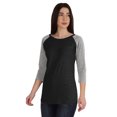 thumbnail image 4 of Inkmeso Womens Color Block Raglan Quarter Sleeve TShirt Baseball Tee Casual Sports Jersey Top, 4 of 8