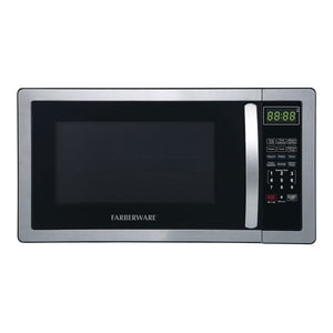 Farberware Classic - Microwave oven - 1.1 cu. ft - 1000 W - stainless steel/black