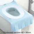 thumbnail image 1 of MesaSe Toilet Seat Covers Disposable  7/10 Pcs Extra Large Waterproof Toilet Cover, 1 of 5
