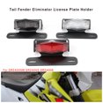 thumbnail image 3 of fastboy Support Durable et Léger avec LED Facile à Installer Durabilité Garde-Boue Blanc 1Ensemble, 3 of 6