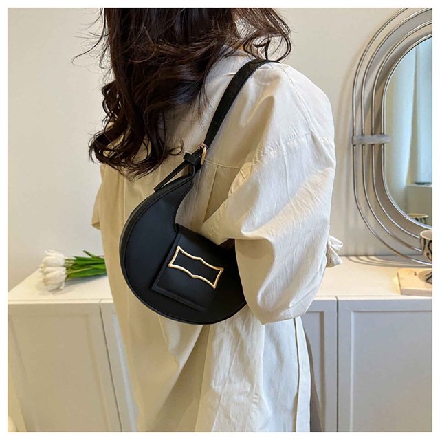 TopLLC One Shoulder Crossbody Bag Leather Large Capacity Multi Compartment Women Bag