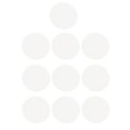 thumbnail image 1 of 10pcs Plat Clair Rond Montre en Cristal Partie Minérale 28mm-, 1 of 8