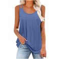 thumbnail image 2 of Levmjia Camisoles pour Femmes 2024 Mode Femmes Printemps Été Décontracté Col Rond Sans Manches Haut Camisole, 2 of 8