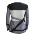 thumbnail image 4 of Blouse à Manches Longues pour Femmes Mode Décontractée Col Rond Couture Contraste Couleur T-Shirt Blouse à Manches Longues Blouse, 4 of 9
