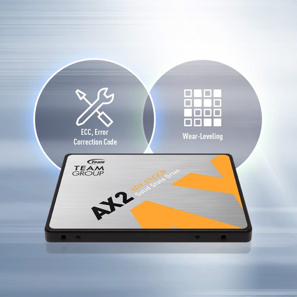 TEAMGROUP AX2 1TB 2 Pack 3D NAND TLC 2.5 Inch SATA III Internal