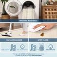 thumbnail image 4 of Washable Area Rug 8x10ft – Soft Non-Slip Low Pile Carpet with Modern Border Design, Neutral Beige – Stain-Resistant Rug for Living Room, Bedroom and Dining Room, 4 of 7