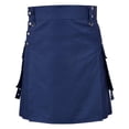 thumbnail image 4 of Design Sense Fashion Trend Open Leg Pants Scottish Holiday Dress Multi Poplin Pants Color Medieval Pleated Skirt, 4 of 4