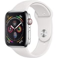 thumbnail image 1 of Remis à Neuf Apple Watch Series 4 Acier Inoxydable 44 mm A1976 (GPS + Cellulaire) Argent (Grade A+), 1 of 3