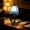 D#6313, variant on Modern Glass Bedside Table Lamp, Soft Warm Light, Adjustable Brightness, Compact 36x20x15 cm, Nightstand or Living Room Decor