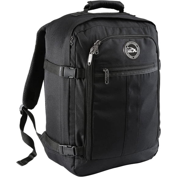 Cabin Max Metz 30L Travel Bag 18x14x8inch (45x36x20cm)-Backpack/Weekender Bag Ideal Underseat Carry on Luggage Fits Southwest Airlines and Many More (Black)