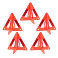 thumbnail image 2 of KAKOWELY 5pcs Car Triangle Warning Sign High Reflective Emergency Roadside Safety Triangles For Vehicles Warning Sign For Night Driving Safety10.08"X10.08"X8.86", 2 of 5