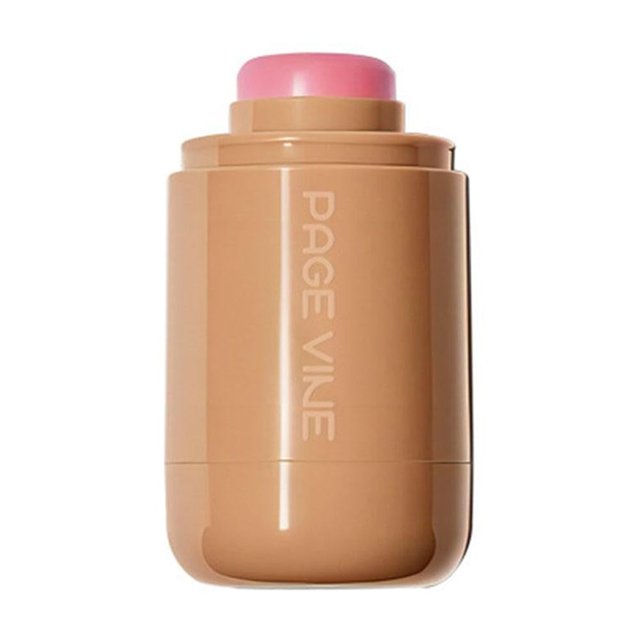 PAGE VINE Pocket Blush Stick 6 Colors Lip & Cheek Highlighting Highlighting & Stick Natural