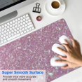 thumbnail image 3 of Work in Style with a Pink Mouse Pad Featuring an Inspirational Quote - Large 31.5x11.8in Desk Mat, Keyboard Pad, Laptop Protector, Adorable Pink Desk Accessories, 3 of 7