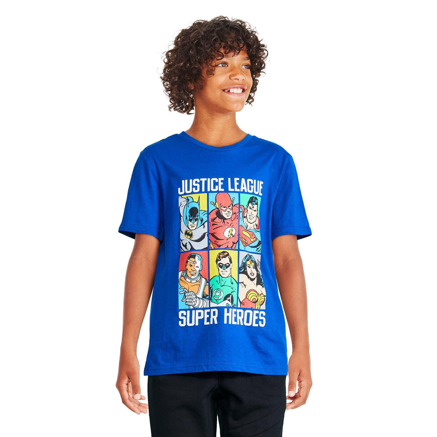 Justice League Boys' Short Sleeve Tee