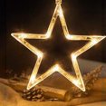 thumbnail image 1 of Yeacher Hanging Fairy LEDs String Lights Curtain Lamp Constant Bright Modes with Star Design IP42, 1 of 8