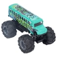 thumbnail image 3 of School Bus Model Toy, 1:43 Scale School Bus Pull Back Toy  For Outdoor Play For 3 + Years Old Kids Graffiti Green, 3 of 8