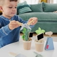 thumbnail image 4 of Fisher-Price Coffret Plantes en bois, avec outils, 12 éléments, 4 of 6