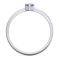 thumbnail image 4 of Heart Birthstone Ring - Amethyst (February), 4 of 6