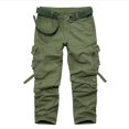 thumbnail image 1 of AherBiu Men's Cargo Pants Relaxed Fitted Workout Hiking Pants with Multi Pockets Outdoor Stretch Work Pants, 1 of 8