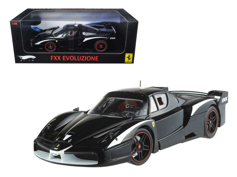 Hot wheels Ferrari FXX Evoluzione Elite Edition Black 1/18 Diecast