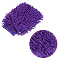 thumbnail image 4 of Unique Bargains Large Double-Side Microfiber Soft Chenille Dusting Wash Mitten Purple, 4 of 5