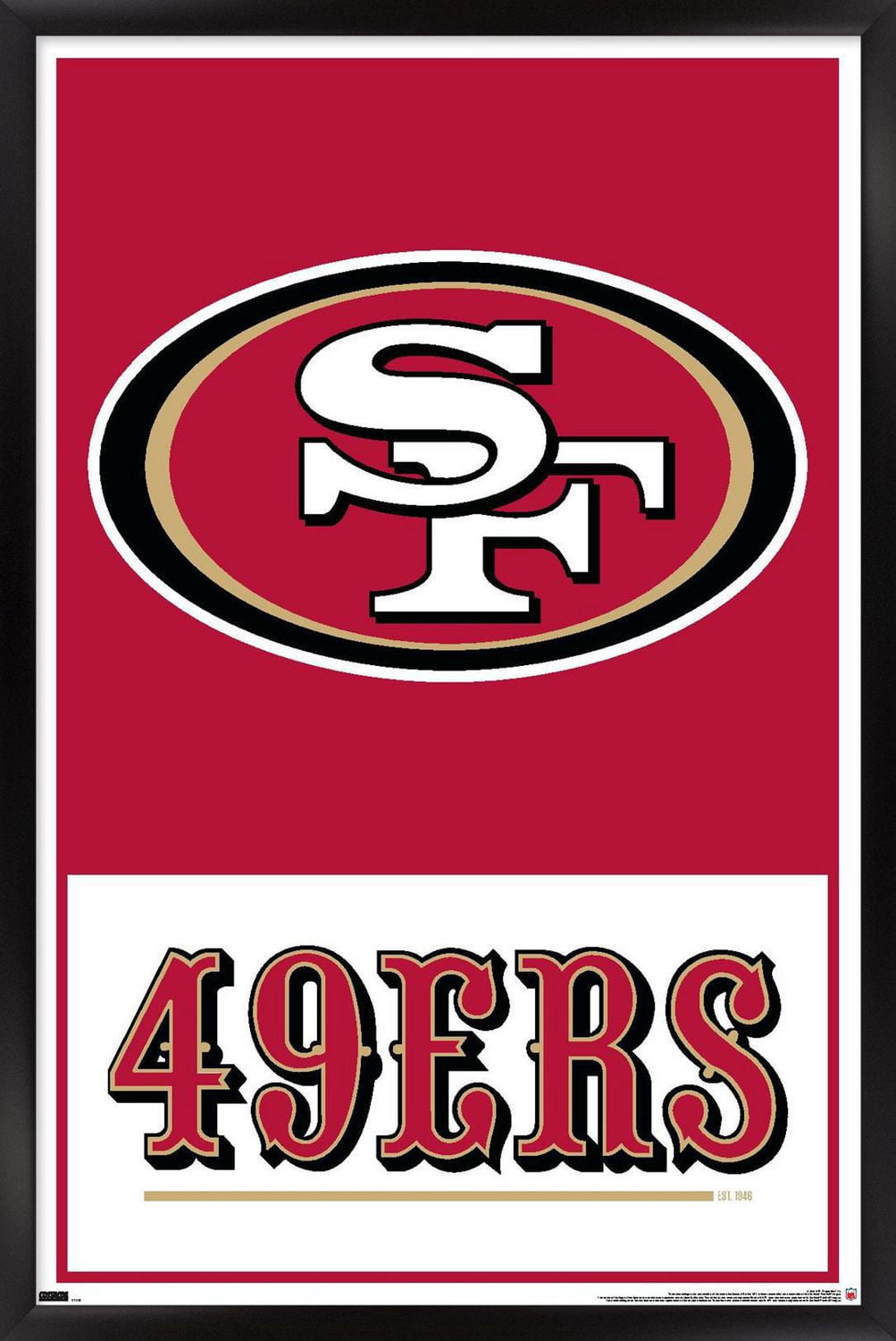 NFL San Francisco 49ers - Logo 21 Wall Poster