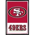 thumbnail image 1 of NFL San Francisco 49ers - Logo 21 Wall Poster, 22.375" x 34" Framed, 1 of 4