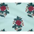 thumbnail image 4 of oneOone Cotton Flex Fabric Leaves & Floral Block Printed Craft Fabric BTY 40 Inch Wide, 4 of 4