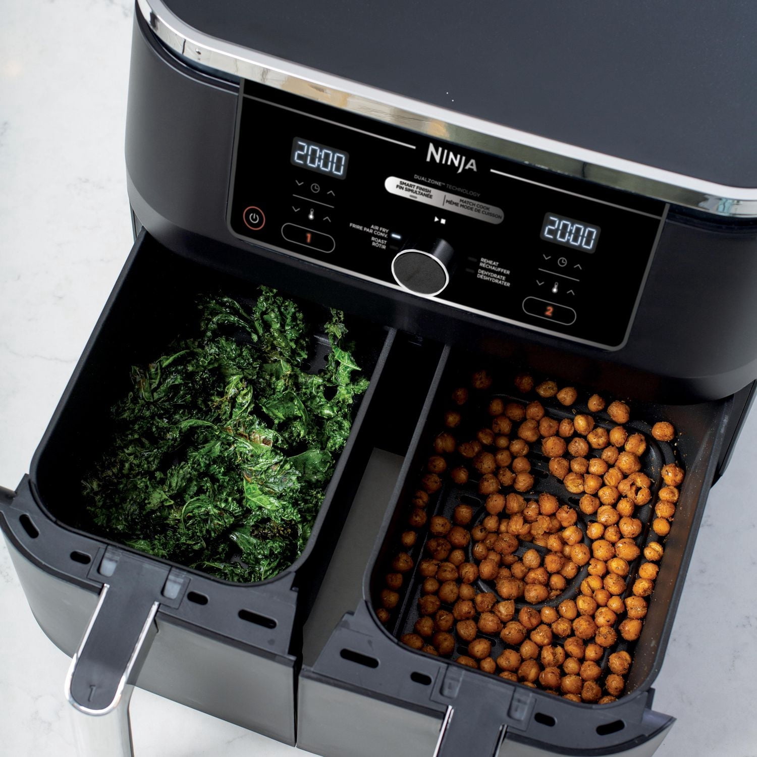 Ninja® Foodi® 4-in-1 10-qt. XL 2-Basket Air Fryer with DualZone™ Technology