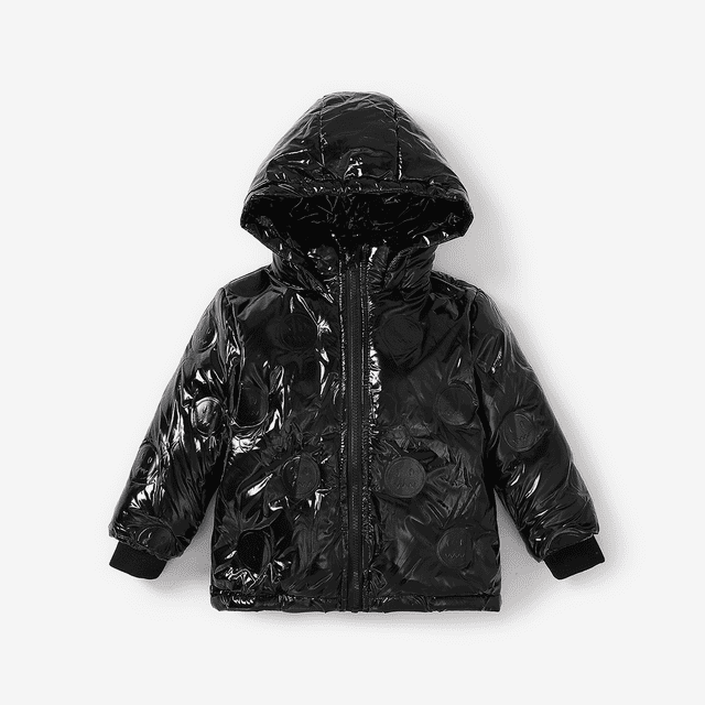 PatPat Kid Boy/Kid Girl Hooded Metallic Cotton-Padded Jacket