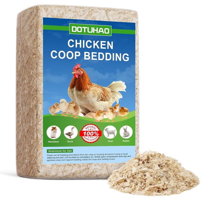 Pine Shavings | Wood Shavings | Chicken Coop Bedding | All Natural | Chicken Coop | Chicken Bedding | Pet Bedding | Small Animal Bedding | Odour Control (1 LB)