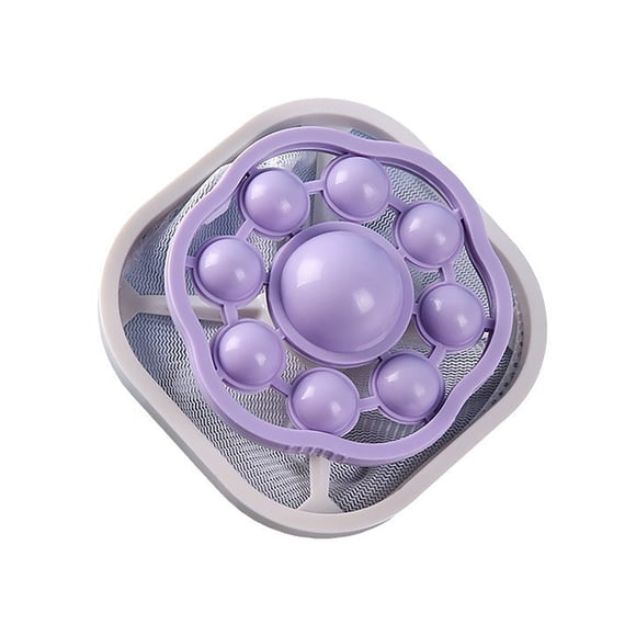 Binwennn Attrape-Charpie Flottant en Maille Filtrante pour Enlever les Poils pour Laveuse, Attrape-Charpie pour Laveuse, Attrape-Charpie Réutilisable pour Lessive, Enlève-Poils pour Chien Chat Animal de Compagnie pour Lessive, Brosse à Légumes