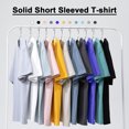 thumbnail image 3 of Labymos T-shirt à Manches Courtes pour Homme Col Rond T-shirts en Coton Uni T-shirts Décontractés, 3 of 7