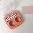 thumbnail image 3 of Étui de Rangement Portable Compact pour Lentilles de Contact Orange avec Support d'Accessoires Intégré pour Usage Quotidien et Organisation de Voyage, 3 of 7