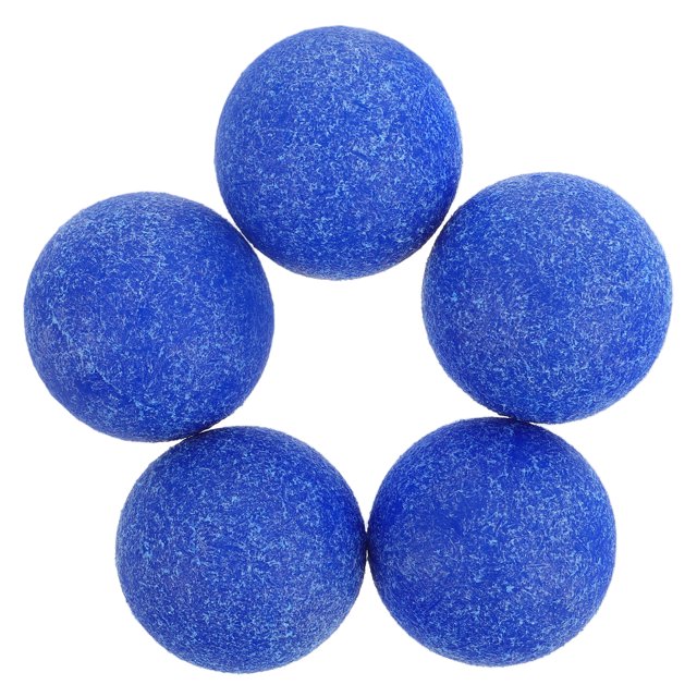 KAKOWELY Ballon de Table 5 Pcs Compact pour Bureau Jeu de Soccer Mini Ballons en Plastique pour Accessoires de Remplacement de Soccer de Table pour Petits Jeux de Soccer