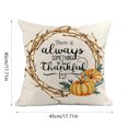 thumbnail image 3 of TIMIFIS Pumpkin Pillowcase Halloween Pumpkin Maple Collection Pillowcase Sofa Bedroom Cushion Pillow Set Home Decoration, 3 of 6
