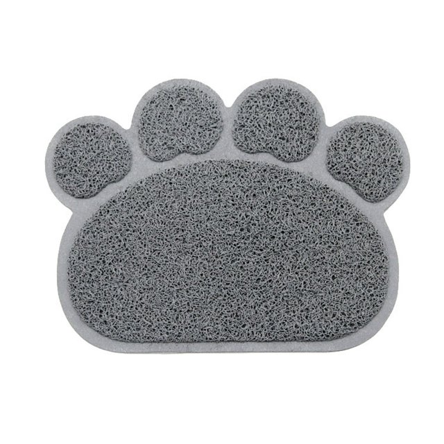 Cat Litter Mat PVC Non-slip Paw Shape