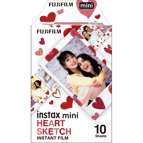 Paquet de Film Instantané FUJIFILM Instax® Mini Heart Sketch
